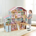 Casuta de papusi Grand View Mansion cu EZ Kraft Assembly™ - Kidkraft